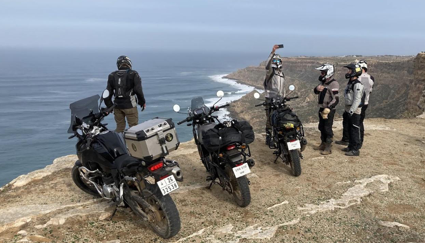 Circuit moto Atlantic vibes tours au départ de Marrakech